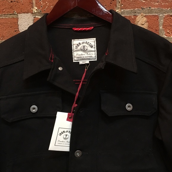 IRON and RESIN• mechanics jacket • black - Picture 2 of 8